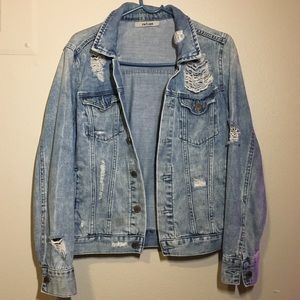 Distressed Denim jacket